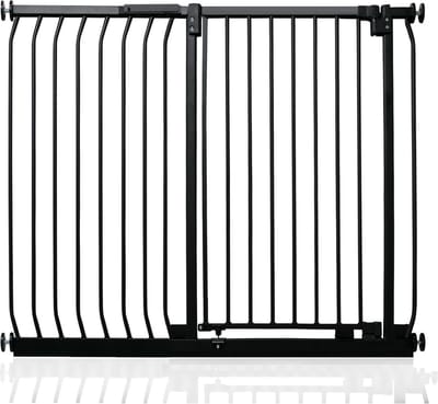 Safetots Hoog Klemhek Elite, 107cm - 116cm, Mat Zwart, Hoog 96.8cm