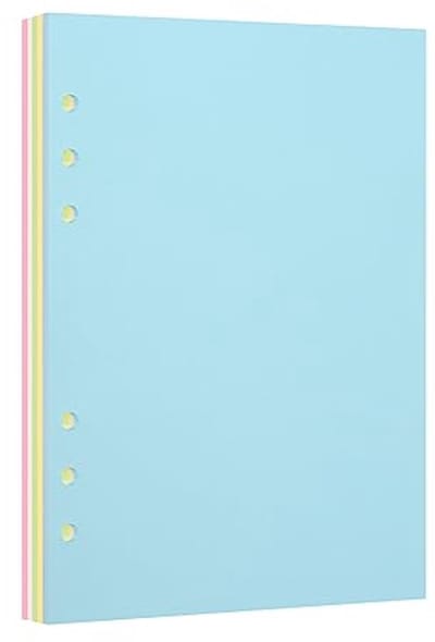 A5 6-Hole Blanco Navulpapier voor Notitieboeken en Planners - Ideaal voor Schetsen, Dagboeken en Projectplanning