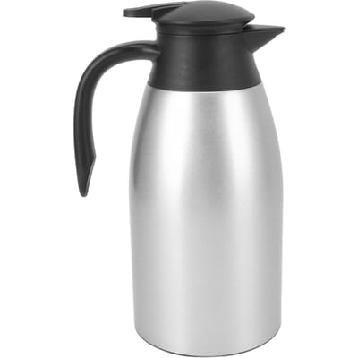 Thee Vacuüm Pot 304 Roestvrij Staal Lekdicht Deksel 2L Capaciteit Draagbaar Handvat Eenvoudige Reiniging Koffie L(for 6.5-9kg)
