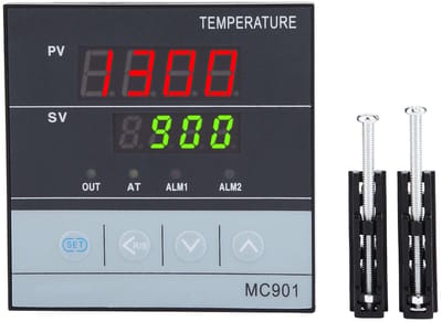 Allecto - PID Temperatuurcontroller - Digitale K Type PT100 - Nauwkeurige Temperatuurmeting - Compact - Temperatuurregeling - Precisie - Geschikt v...
