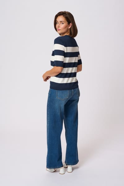 Pullover Regular fit blue white