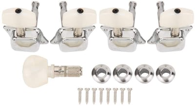 Allecto - Banjo Stemknop - Semi-gesloten Snaarinstrumenten - Inclusief 4 + 1 Accessoires - Zwart - Muziekinstrumenten - Perfect voor Banjo - Geschi...