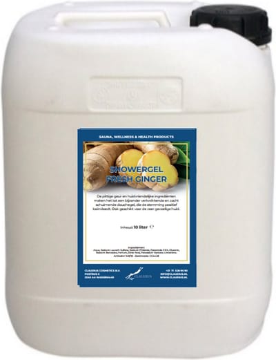 Douchegel Fresh Ginger - 10 Liter - 2 in 1 voor lichaam en haar - Showergel
