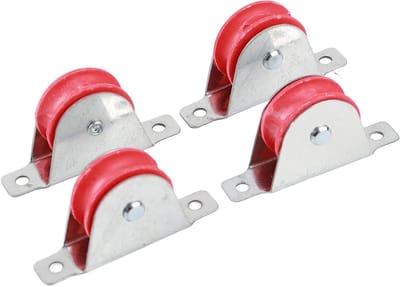 Ladder Katrol Wiel - Vervangende Onderdelen - Ladder Gebruik - Duurzaam Materiaal - 4 cm Diameter - Aluminium Plastic