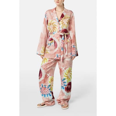 Scotch & Soda Printed Pyjama Blazer Abstract Sun Pink Taglia: XS | Blazers Outlet | Donna | Rosa