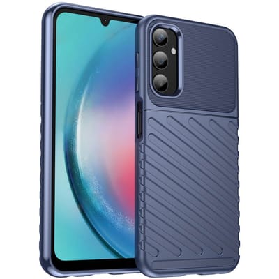 imoshion Hoesje - Geschikt voor Samsung Galaxy A25 (5G) - Thunder Backcover - Donkerblauw