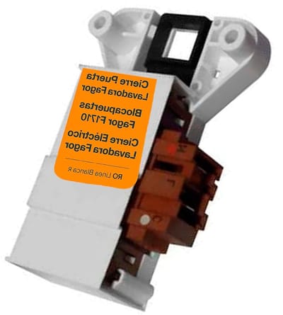 Wasmachine Deurslot - Sluiting Reparatie - Apparaat Onderhoud - Elektrische Vergrendeling - 12 x 7 x 3 cm - Wit