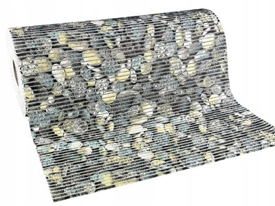 Antislip Badmat Kleurrijke Kiezels 280x65 cm