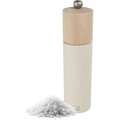 (6 stuks) PEUGEOT BOREAL - Zoutmolen - Hout - Veren wit - Hoogte: 210mm