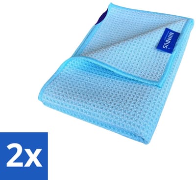 2 x NIMBUS Magic Droogdoek Small - Droogdoek - Water Opnemen - Streeploos Drogen - Auto Drogen - Glas Drogen