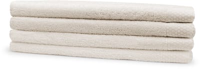 Eleganzzz Gastendoekjes - Set van 4 - Gastendoekje 30x50cm - 420 gr/m2 - 100% Katoen - ivory