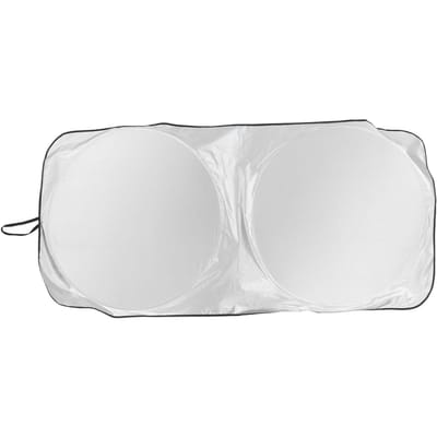 Auto Voorruit Zonnescherm UV Bescherming Winddicht Koelhouden Auto Hitte Schild Reflector Hoes voor Auto white