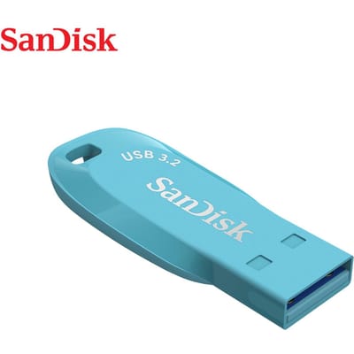Sandisk Clé USB 3.2 128GB 64GB 32GB 256GB Clé USB 32 64 128 originale Ultra Shift clé USB Clé USB Clé USB Mémoire ·32GB bleu