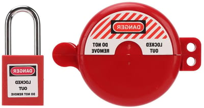 Veiligheidsapparaat voor kleppen met hangslot - Geschikt voor gas- en waterkranen, hittebestendig en impactbestendig, ideaal voor lockout-tagout toepassingen