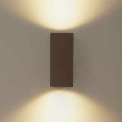 DMQ - Wandlamp buiten Delmont 2 Mat Brons