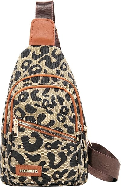 Anti-Diefstal Sling Bag voor Dames en Heren, Ideaal voor Reizen, Wandelen en Sportactiviteiten, Ruime Schoudertas en Rugzak