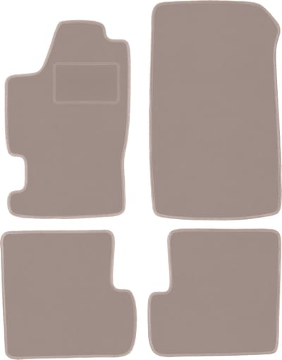Beige veloursmatten voor: Renault Laguna I stationwagen, liftback (1994-2001)