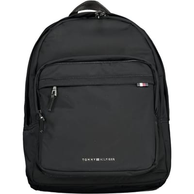 Tommy Hilfiger Zwarte Polyester Heren Rugzak
