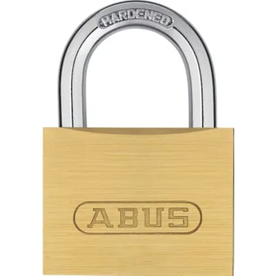 Abus Hangslot Met Sleutel Tkb4 - Massief Messing Voor Poort - Behuizing 50mm