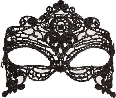 Partyxplosion - Oogmasker - Zwart - Lace