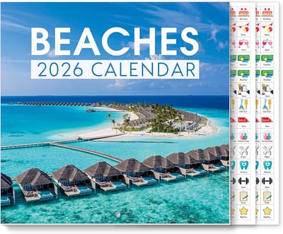 Grote Wandkalender 2026 (14 Maanden) - Maandkalender NOVEMBER 2025 t/m DECEMBER 2026 met Stickers