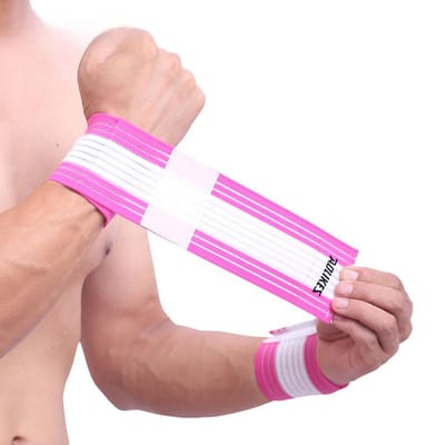 1 STUKS Katoen Elastisch Verband Hand Sport Polsband Sportschool Ondersteuning Polsbrace Wrap Carpaal Tunnel