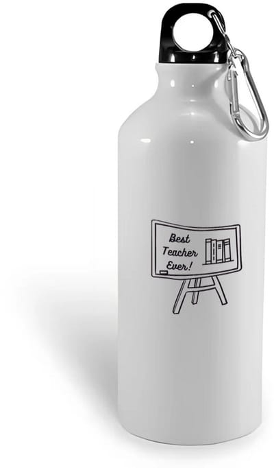 Hacebo® - Best teacher ever waterfles - Juf - meester - juf en meester - water fles - 400ML