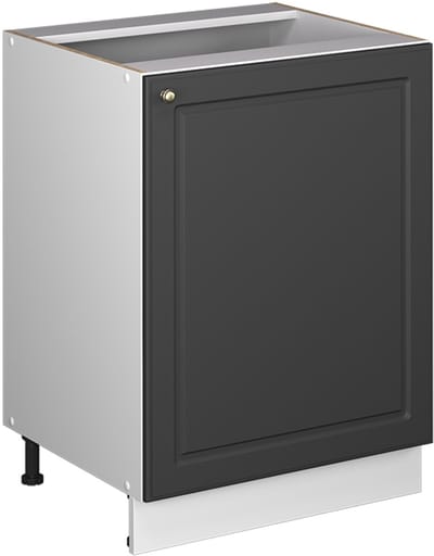 Vicco Keukenonderkast Fame-Line, Anthrazit-Gold Landhaus/Wit, 60 cm 1 deur zonder werkblad