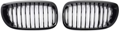Niergrille Stratos - Voorbumper Niergrille - Glanzend Zwart - Auto accessoires - Voor BMW E46 325ci/330ci 3 Serie 2-Deurs LCI (2002-2006)