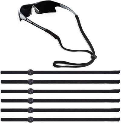 Glazenhouder verstelbaar 6 stuks - antislip brilversteller - universele strap voor sportbrillen en zonnebrillen - SnelShoppen
