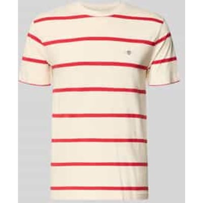 Regular Fit T-shirt met logo-stiksel