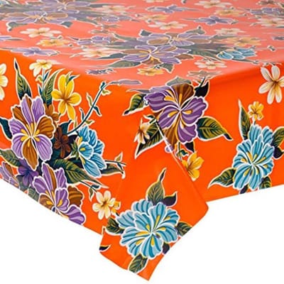 Atelier Du Baj Fortin Orange Mexicaans Tafelzeil - 250 x 120 cm