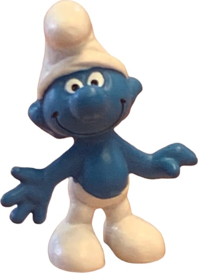 De smurfen - Schleich Normale smurf - 5,5cm - armen wijd