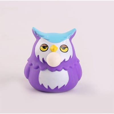Creatieve Uil Spuugt Bellen Prank Speelgoed Grappig Cartoon Dier Decompressie Vent Poppetje Cadeau K35 voor Kinderen