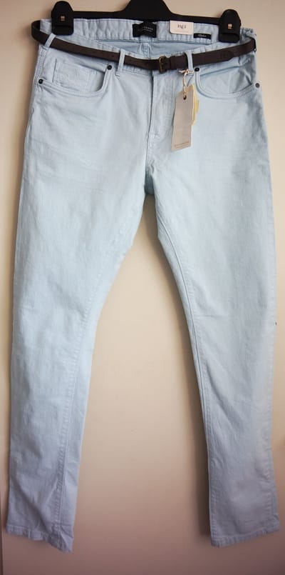Scotch&Soda Dylan Broek - Licht blauw - Maat 31-32