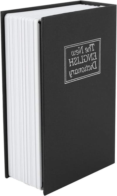 Boek Kluis - Geheime Opberger - Veilig Opbergen - Combinatieslot - Klein Formaat - Woordenboek
