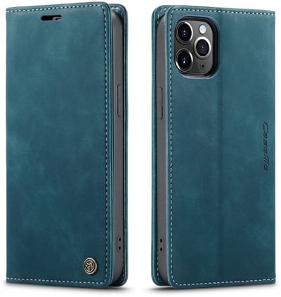 CaseMe Book Case - Geschikt voor iPhone 12 Pro Max Hoesje - Groen