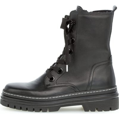 Gabor - maat 38- Veterschoenen Hoog Veterschoenen Hoog - kleur zwart
