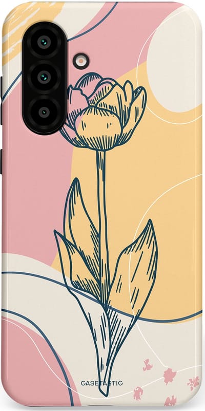 Casetastic Hoesje Geschikt voor Samsung A56 / A36 - Stijlvolle Beschermende Duo-layer Case - Zachte tulp