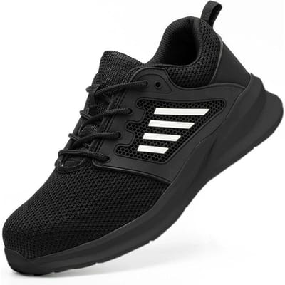 Chaussures de travail confortables à semelle souple Anti-écrasement et anti-perforation Protection du pied Chaussures de sécurité Chaussures d'assurance travail 46