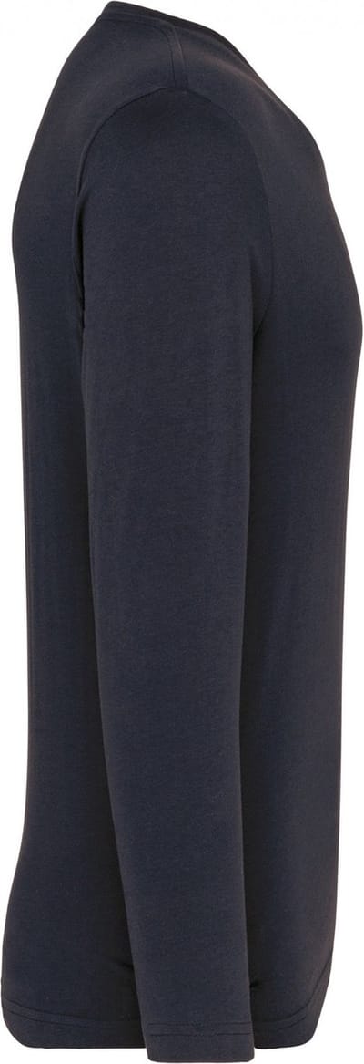 Kariban T-shirt ronde hals lange mouwen K359 - Navy - L