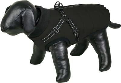 Hondenjas - Honden kleding - Bescherming buiten - 2-in-1 ontwerp - 36 cm - Zwart