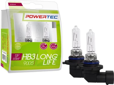 Powertec HB3 12V Halogeenlampen – Long Life – Set van 2 Stuks