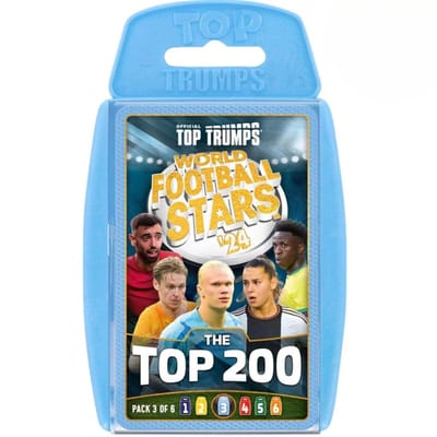 Winning Moves Top Trumps - Kaartspel - World Football Stars Top 200 - Pack 3/6 - Engels
