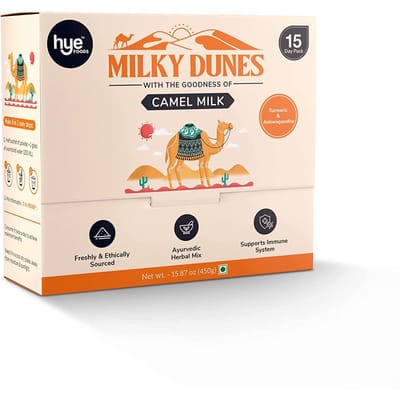 Mélange d'herbes ayurvédiques Lait de chamelle en poudre(  30 g x 15 sachets = 450 g) ENVOI GRATUIT DANS LE MONDE ENTIER