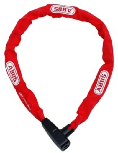Fietsslot ABUS Kettingslot - CityChain 8800 - Security level 7 - rood - 120 cm - Geschikt voor elektrische fietsen en stadsfietsen