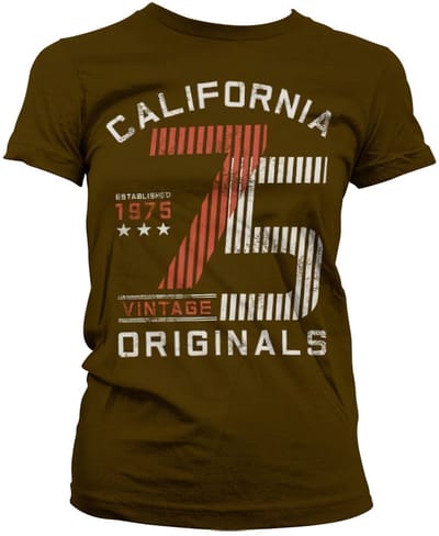 Hybris Dames California 75 Originals Girly T-shirt SH-5-15753-LFH1-8