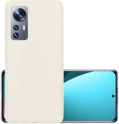 Hoesje - Geschikt voor Xiaomi 12X - Sterk & Shockproof - Hoes Cover - Siliconen Case - Wit