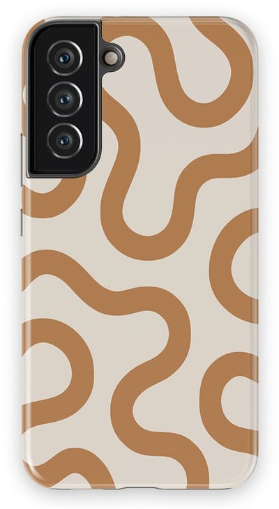 DripCase Motion Flow Tough Hoesje Samsung Galaxy S22 Plus | Backcover met Mag | Trendy Design | Valbescherming | Warm Whisper