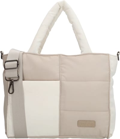 Beagles Calvia Duo Handtas - Schoudertas - Crossbodytas - Dames - Lichttaupe